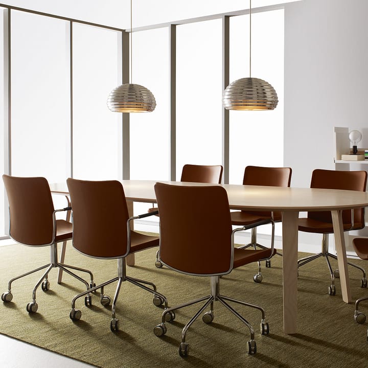 Chaise de bureau Stella, Elmosoft 33004 marron-chrome Swedese
