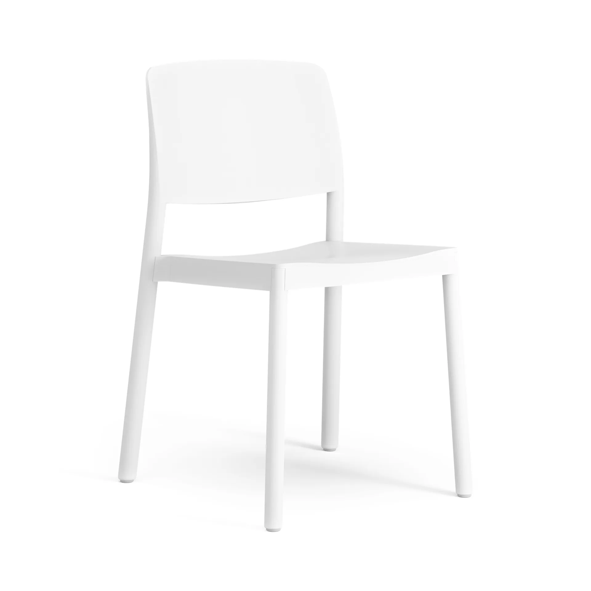 Chaise Grace, Frêne laminé blanc Swedese