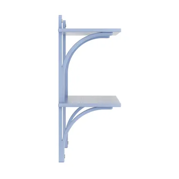 Étagère Levi - Ilke bleu-laiton, 2 étagères, 90 cm - Swedese