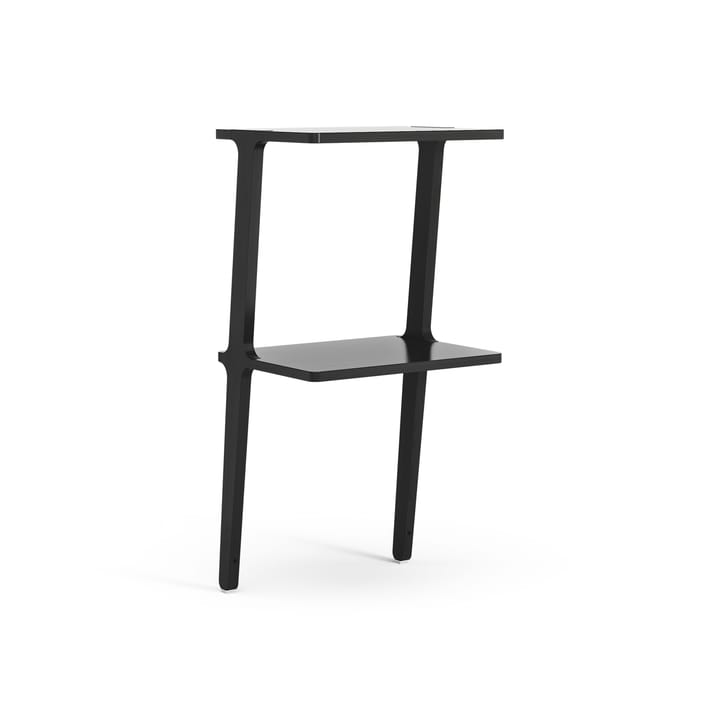 Étagère Libri 2 étagères, Frêne émaillé noir Swedese