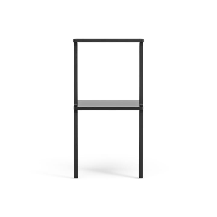 Étagère Libri 2 étagères, Frêne émaillé noir Swedese