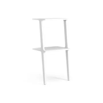 Étagère Libri 2 étagères - Frêne laminé blanc - Swedese