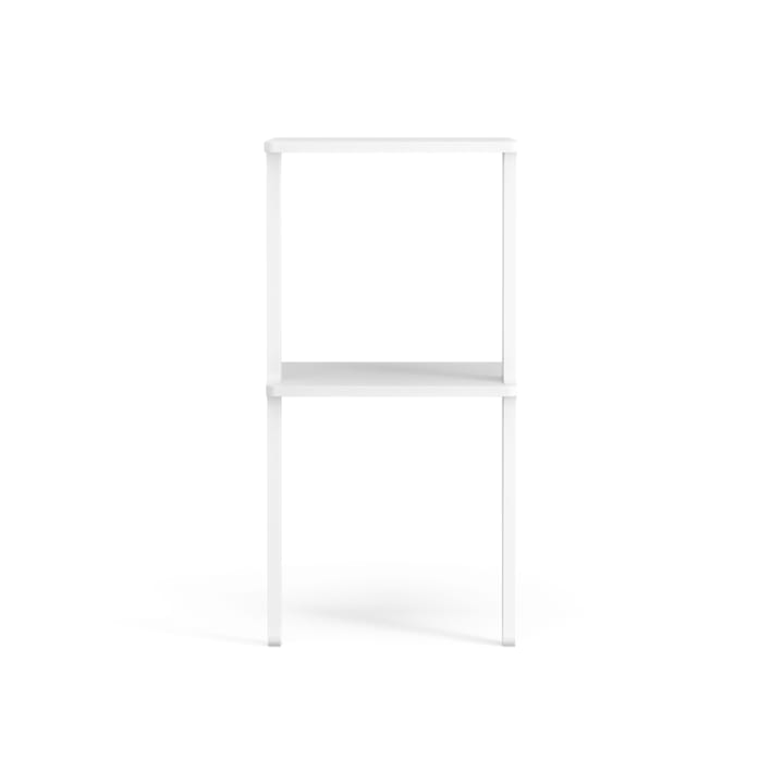 Étagère Libri 2 étagères, Frêne laminé blanc Swedese