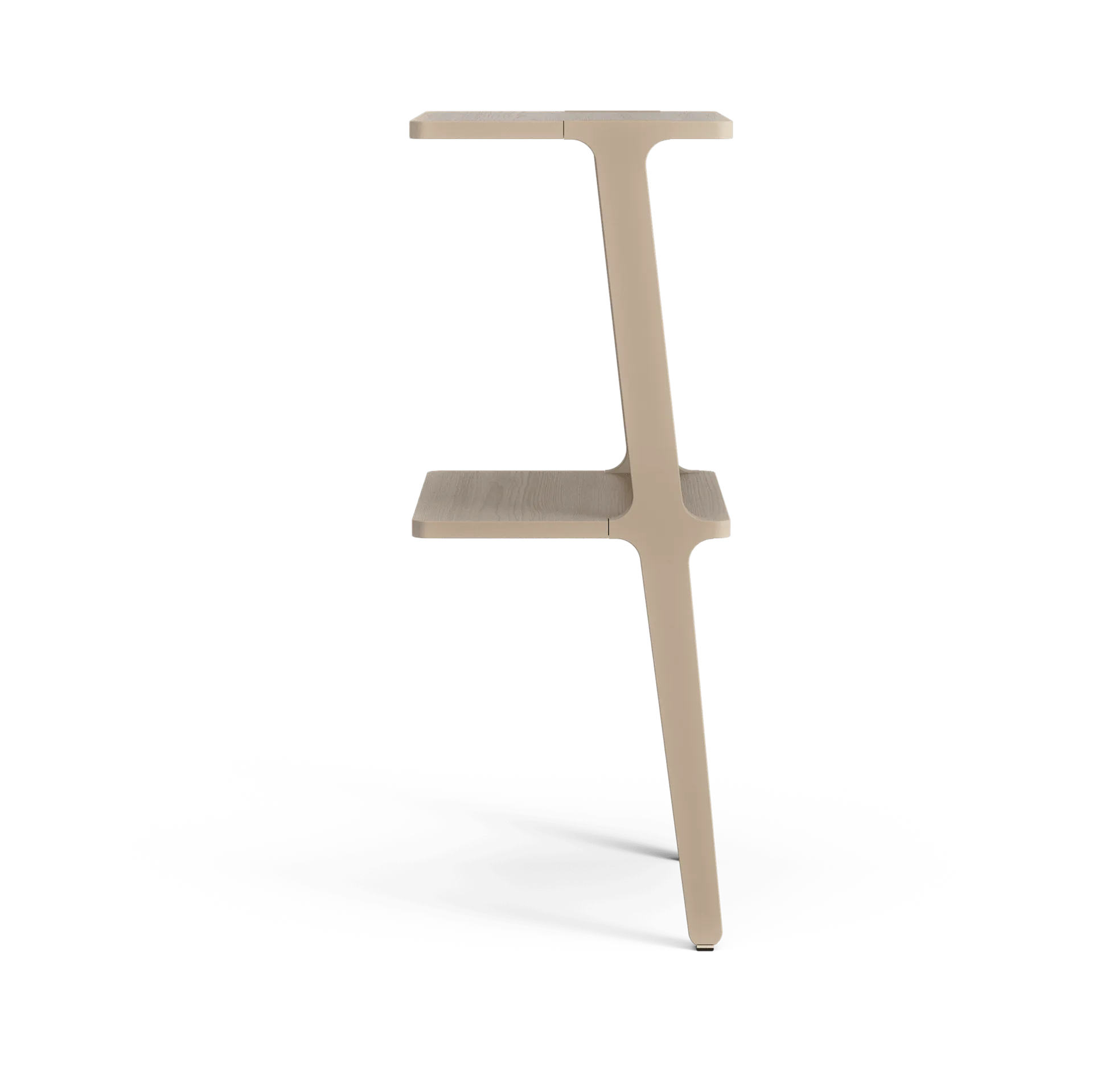 Étagère Libri 2 étagères, Frêne laqué nutmeg Swedese