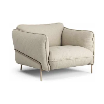 Fauteuil Continental - Sealife Dark beige/white-nutmeg - Swedese
