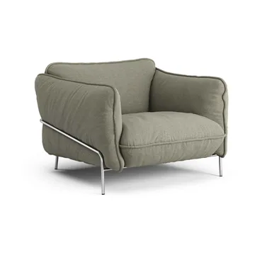 Fauteuil Continental - Sealife Green/black-acier chromé - Swedese