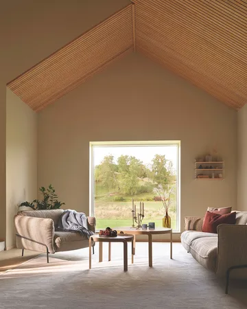 Fauteuil Continental - Sealife Ivory/sand-acier chromé - Swedese