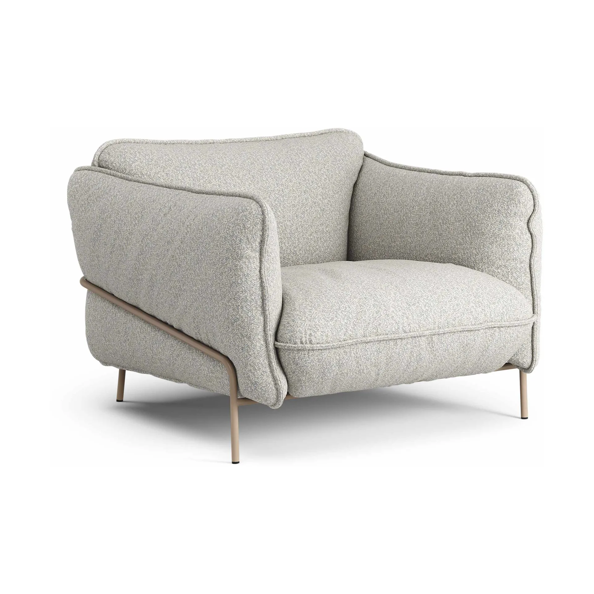 Fauteuil Continental, Wave Sky-nutmeg Swedese