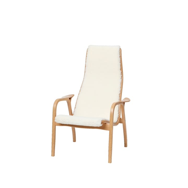 Fauteuil enfant Lamini - peau de mouton offwhite, chêne huilé - Swedese