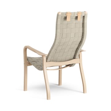 Fauteuil haut avec coussin de cou Primo hêtre laqué - Nature - Swedese