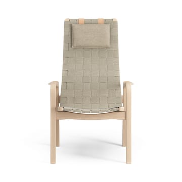 Fauteuil haut avec coussin de cou Primo hêtre laqué - Nature - Swedese