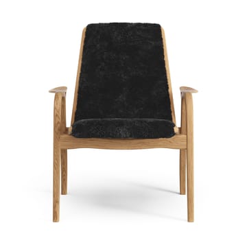 Fauteuil Laminett chêne huilé/peau de mouton - Black (noir) - Swedese