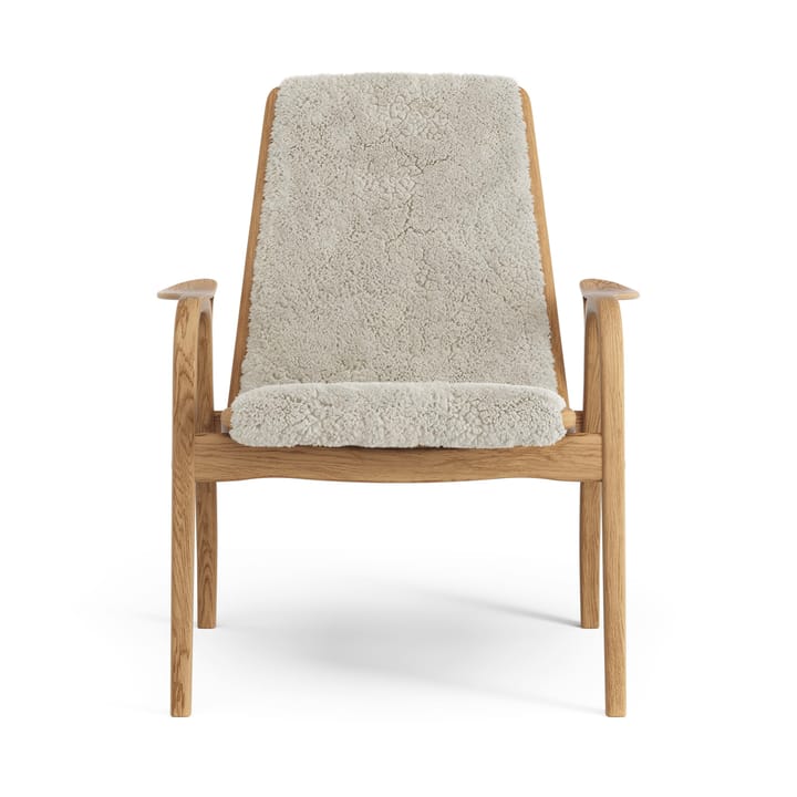 Fauteuil Laminett chêne huilé/peau de mouton - Moonlight (beige) - Swedese