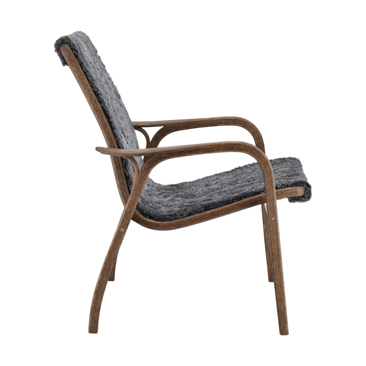 Fauteuil Laminett chêne/peau de mouton Special Edition , Rubio Monocoat Chocolate-Charcoal Swedese