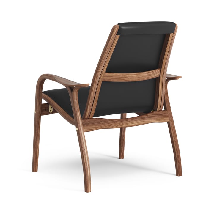 Fauteuil Laminett noyer huilé/cuir, Baltique 99011 Swedese