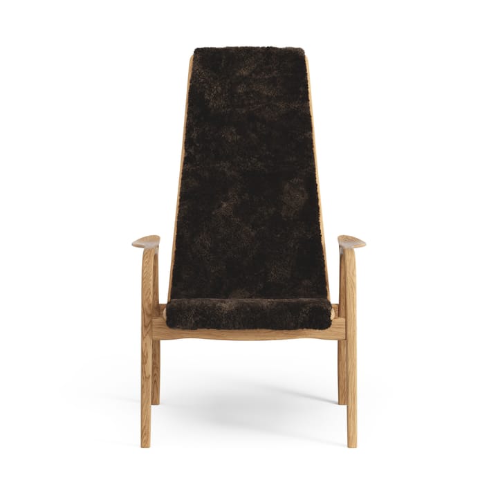 Fauteuil Lamino chêne huilé/peau de mouton - Espresso (marron) - Swedese