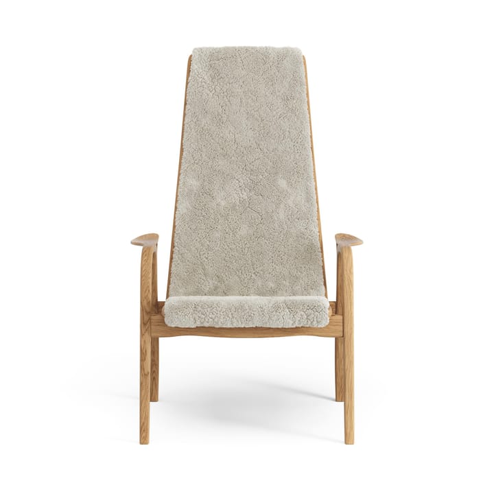 Fauteuil Lamino chêne huilé/peau de mouton - Moonlight (beige) - Swedese