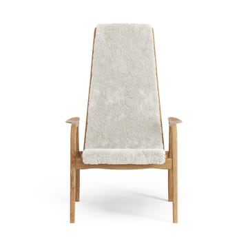Fauteuil Lamino chêne huilé/peau de mouton - Offwhite (blanc) - Swedese