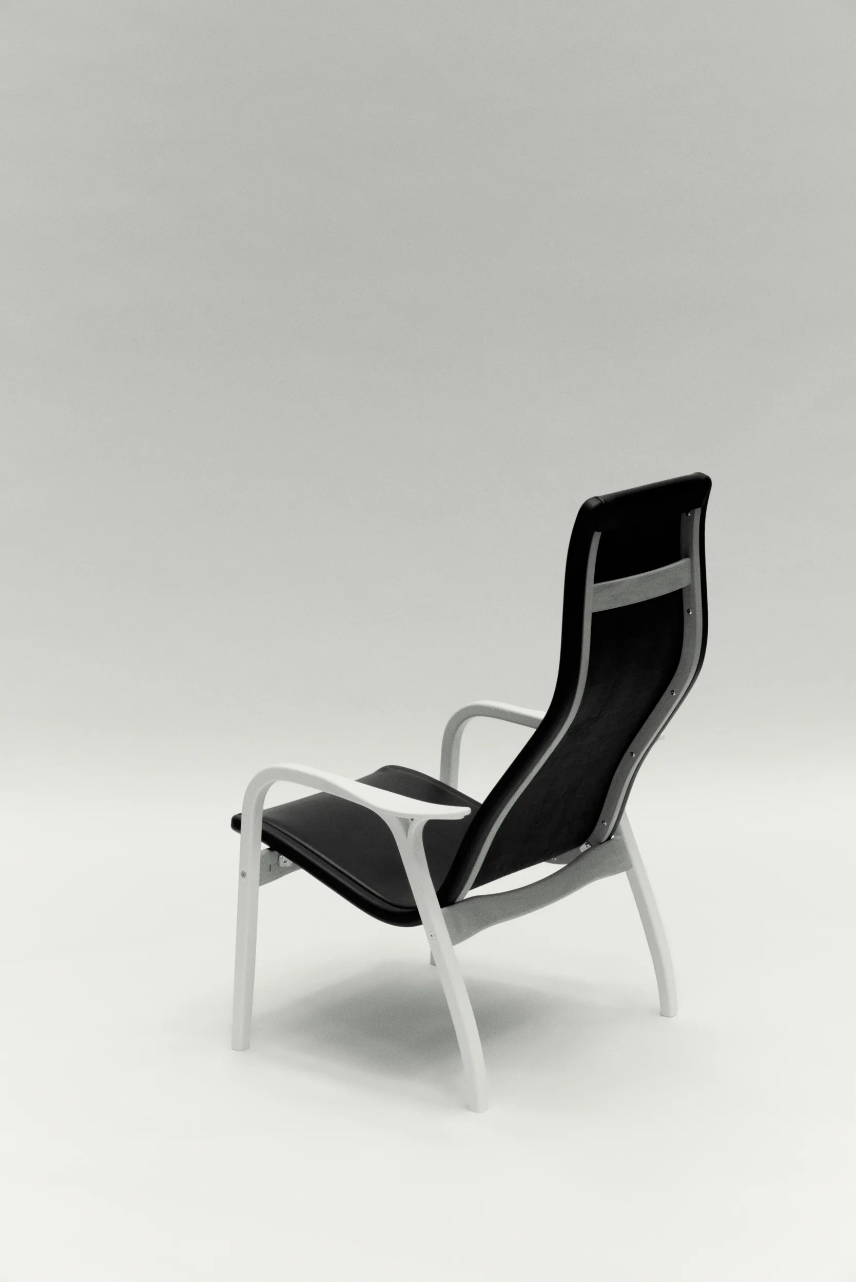 Fauteuil Lamino Duality, Blanc émaillé Swedese