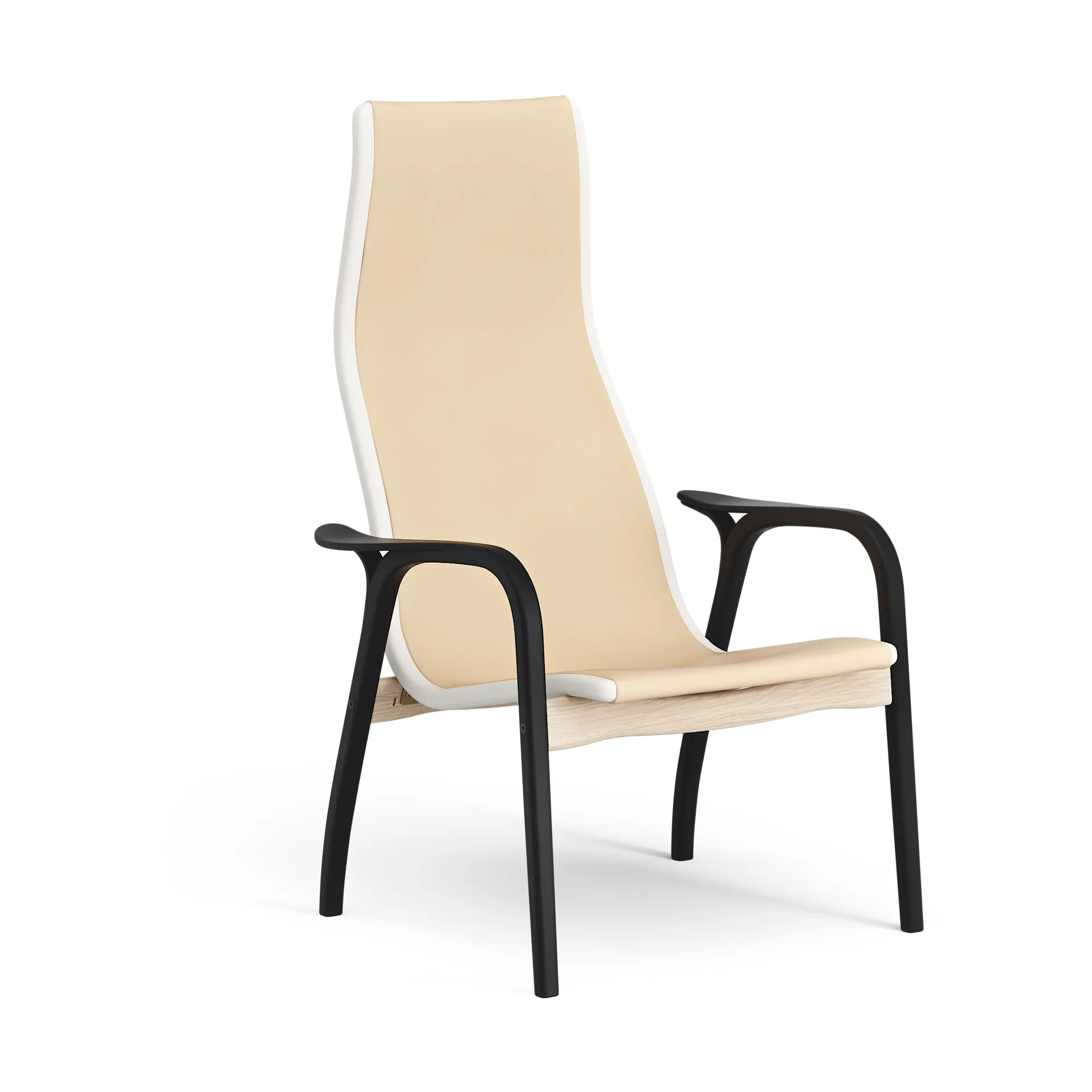 Fauteuil Lamino Duality, Noir émaillé Swedese