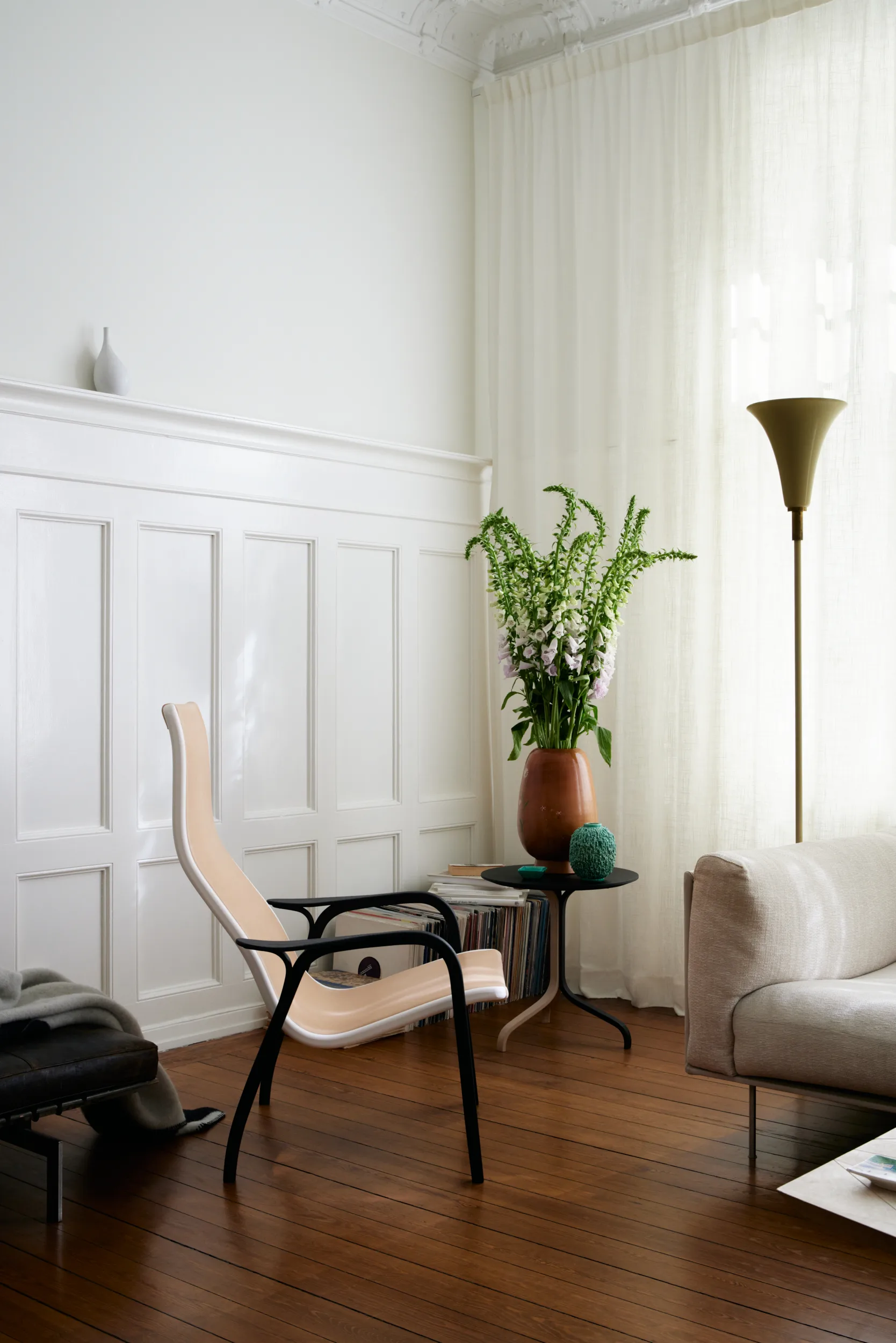 Fauteuil Lamino Duality, Noir émaillé Swedese