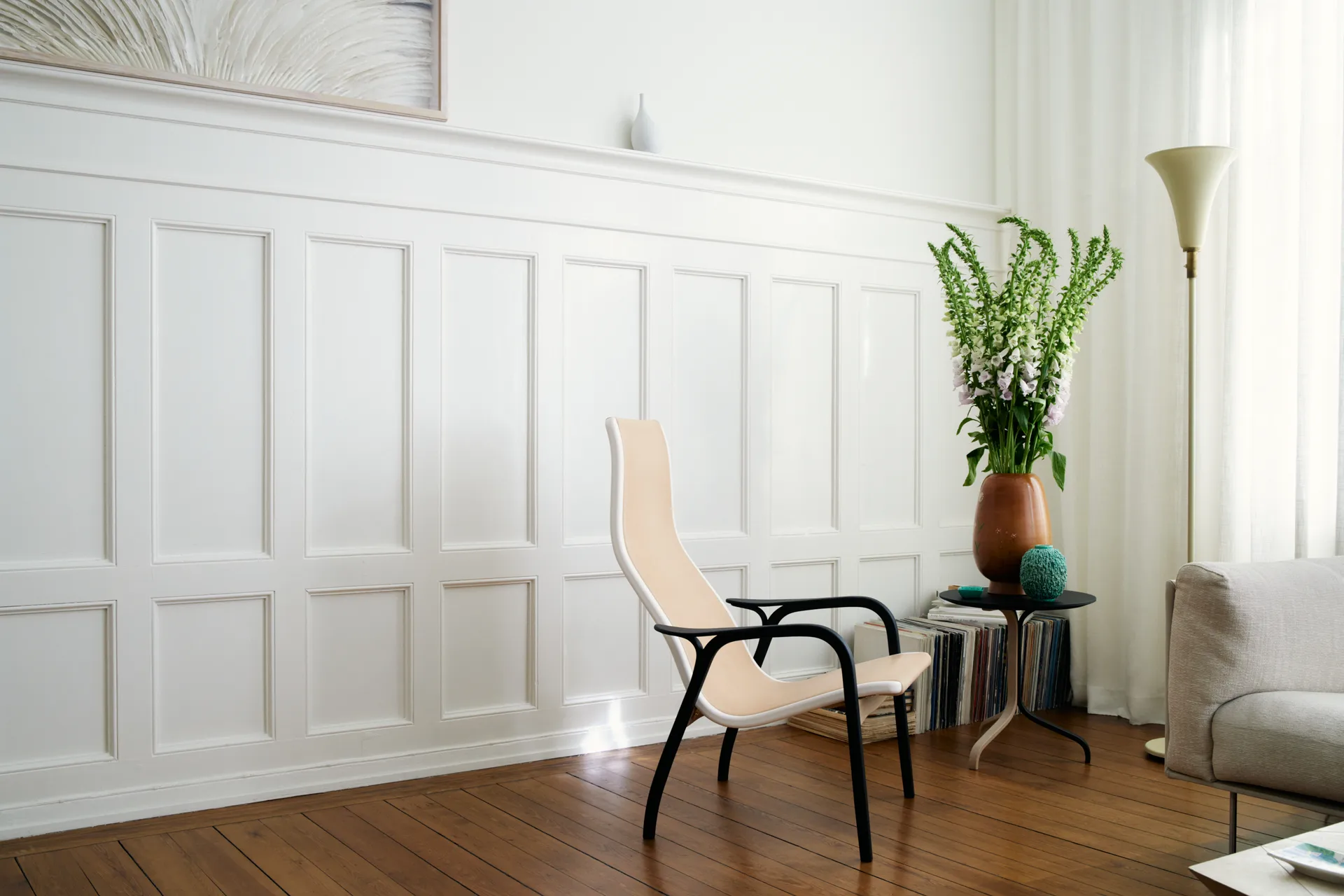 Fauteuil Lamino Duality, Noir émaillé Swedese