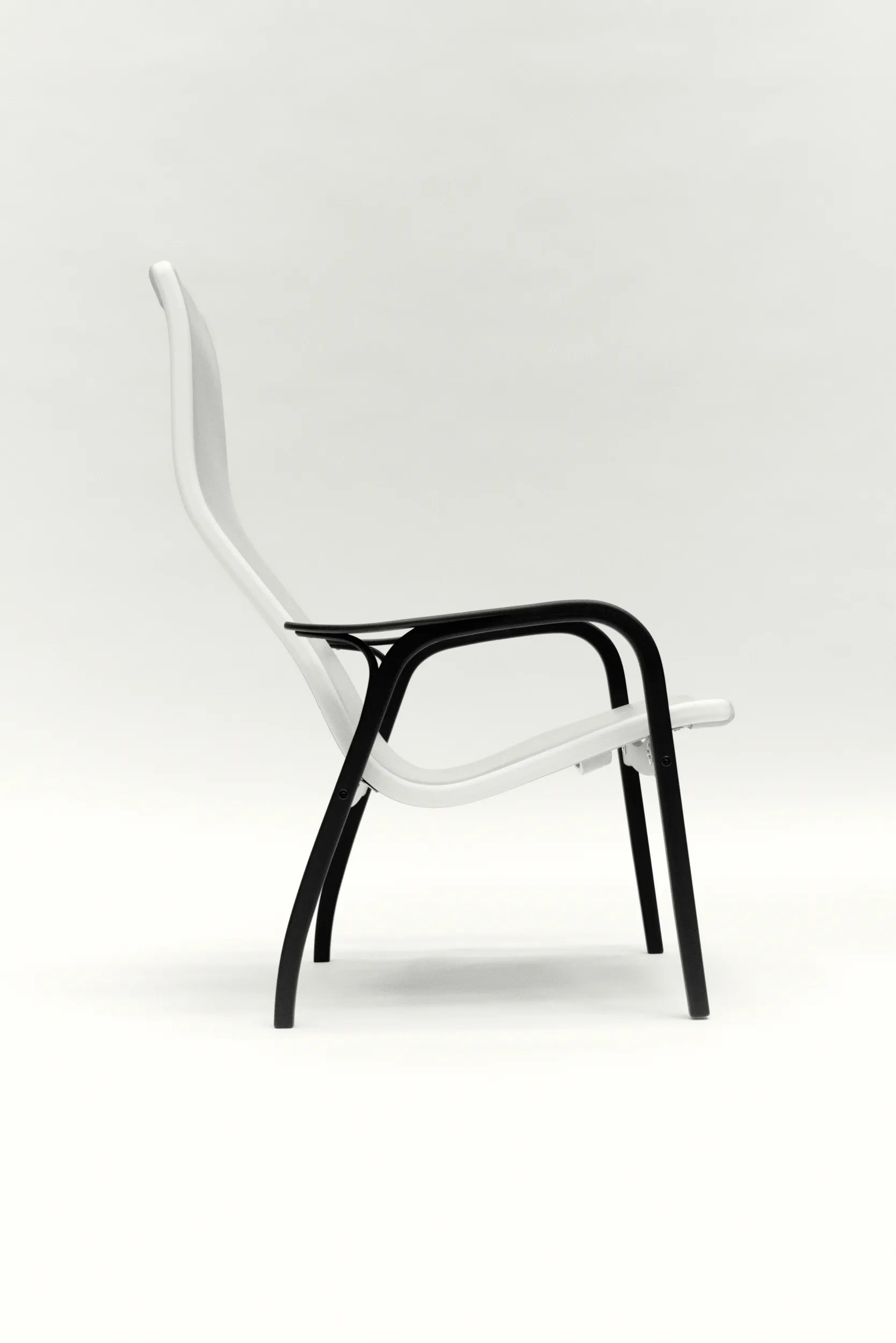Fauteuil Lamino Duality, Noir émaillé Swedese