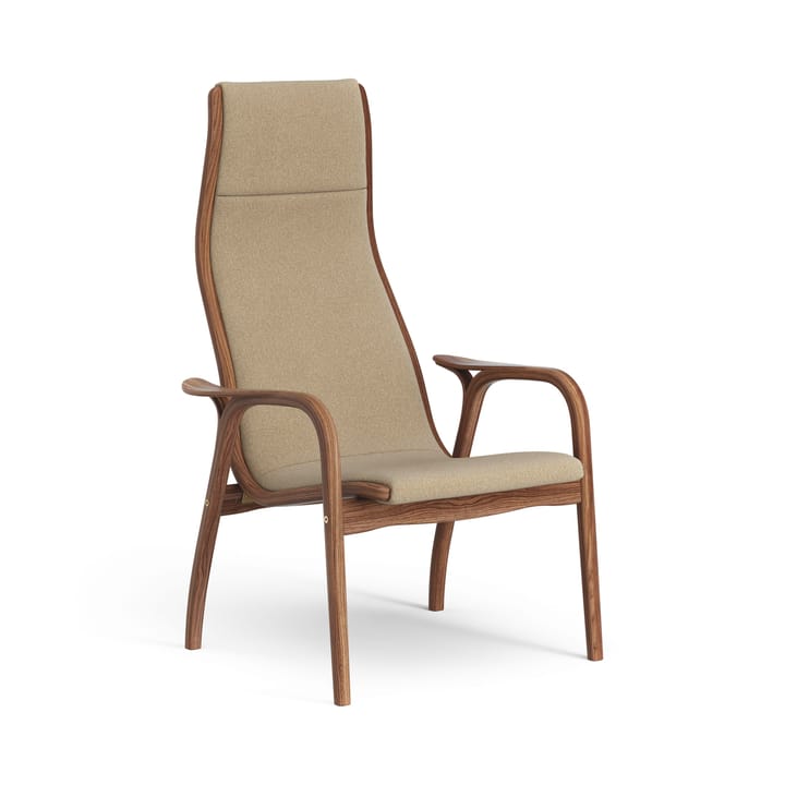 Fauteuil Lamino noyer huilé/Tissu - Main Line flax 12 - Swedese