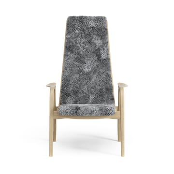 Fauteuil pour enfant Lamini chêne laqué/peau de mouton - Scandinavian Grey (gris) - Swedese