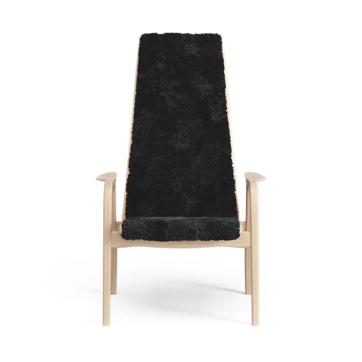 Fauteuil pour enfant Lamini hêtre laqué/peau de mouton - Black (noir) - Swedese