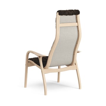 Fauteuil pour enfant Lamini hêtre laqué/peau de mouton - Espresso (marron) - Swedese