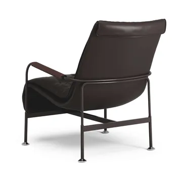 Fauteuil Serpentine - Cuir Elmo Soft Marron foncé-Tärnsjö Tobacco - Swedese
