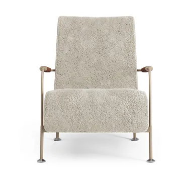 Fauteuil Serpentine - Peau de mouton Moonlight-nutmeg-Tärnsjö Cognac - Swedese