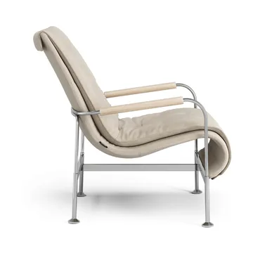 Fauteuil Serpentine - Tissu Romo Linara Rye-chrome - Swedese