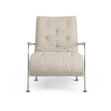 Fauteuil Serpentine - Tissu Romo Linara Rye-chrome - Swedese