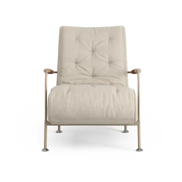 Fauteuil Serpentine - Tissu Romo Linara Rye-nutmeg-Tärnsjö Cognac - Swedese
