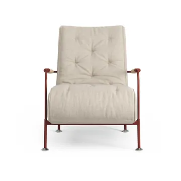 Fauteuil Serpentine - Tissu Romo Linara Rye-rouge-Tärnsjö Nature - Swedese