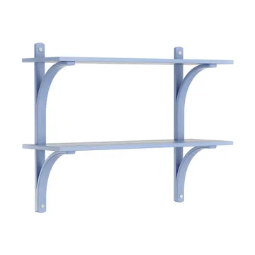 Levi étagère - Ilke bleu-acier inoxydable, 2 étagères, 90 cm - Swedese