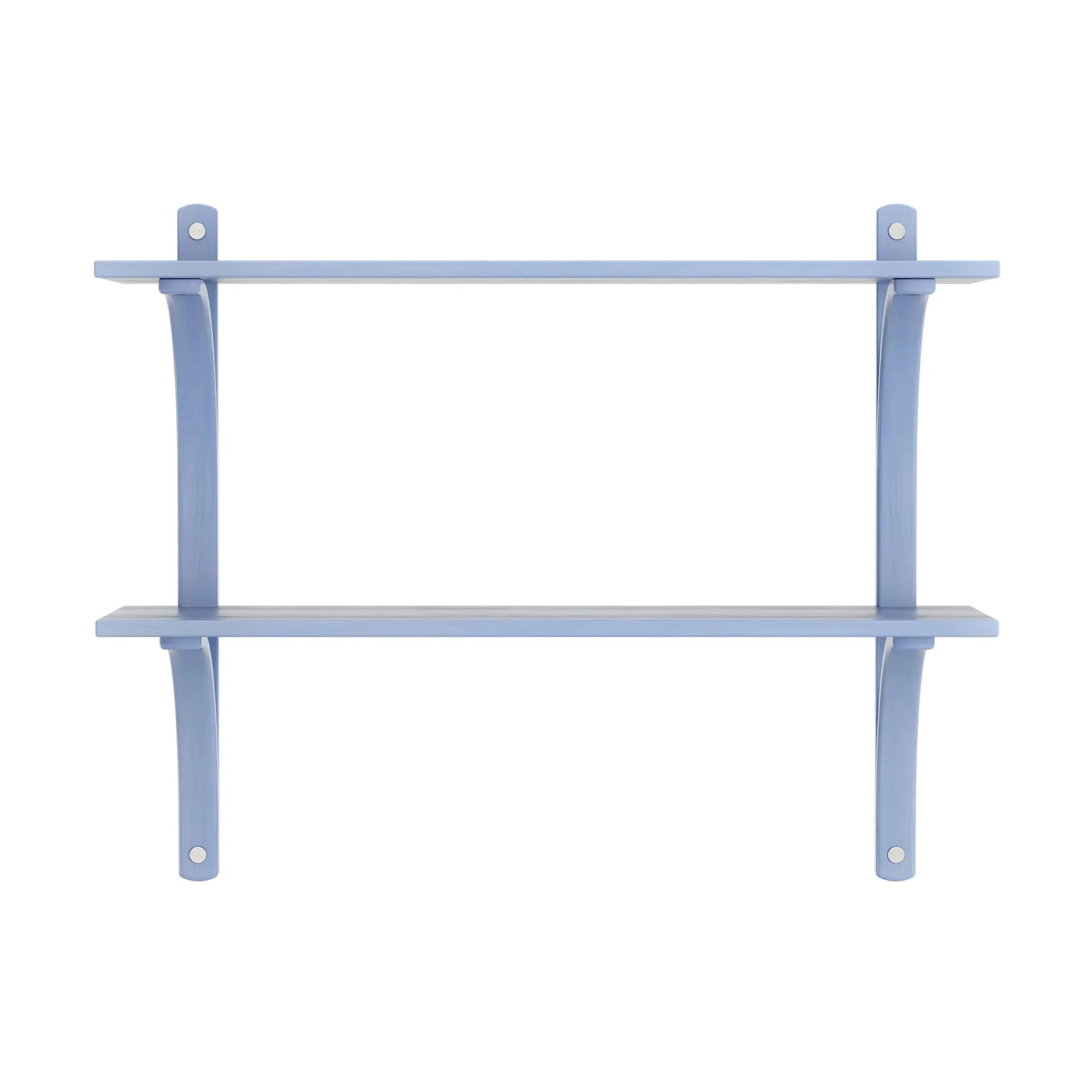 Levi étagère, Ilke bleu-acier inoxydable, 2 étagères, 90 cm Swedese