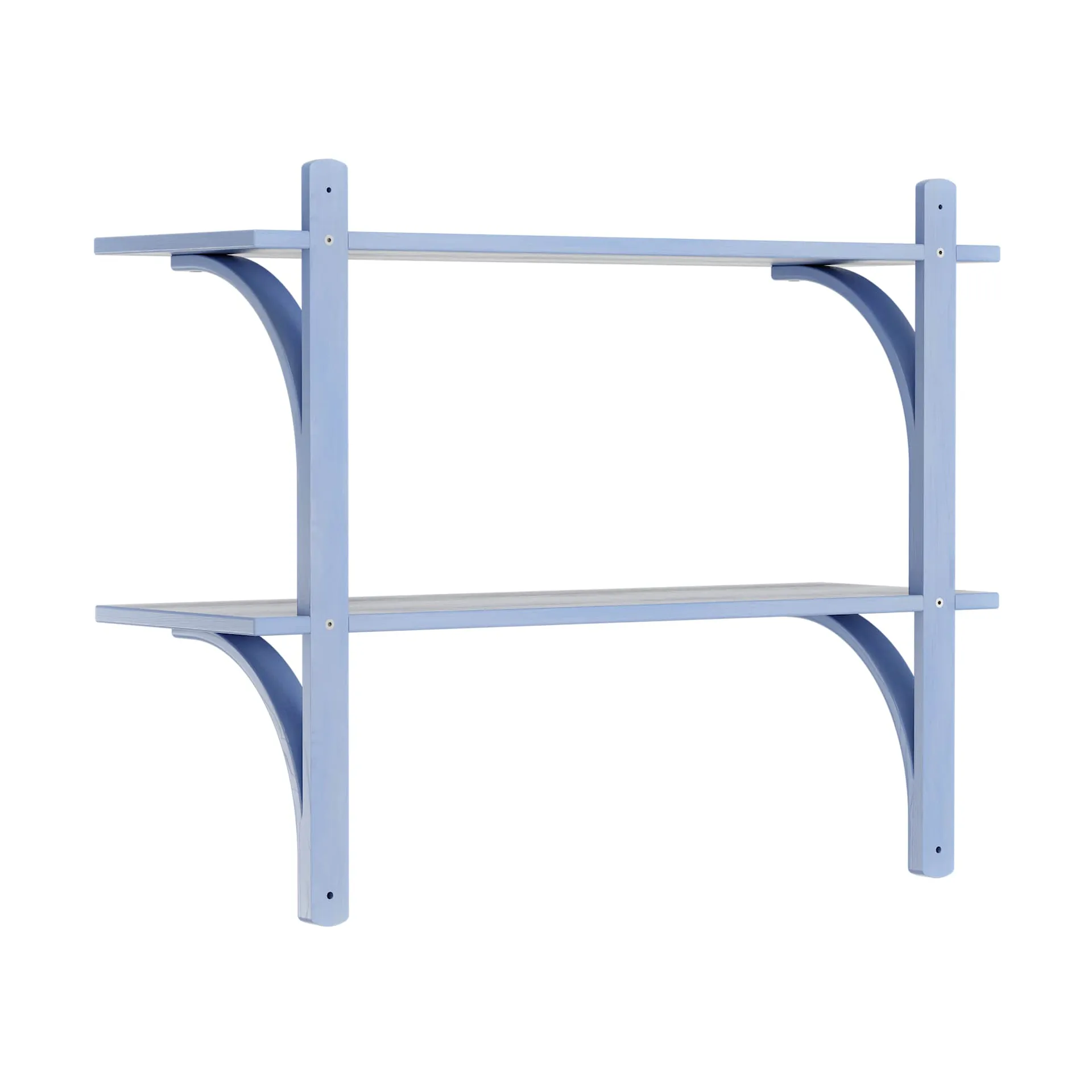 Levi étagère, Ilke bleu-acier inoxydable, 2 étagères, 90 cm Swedese