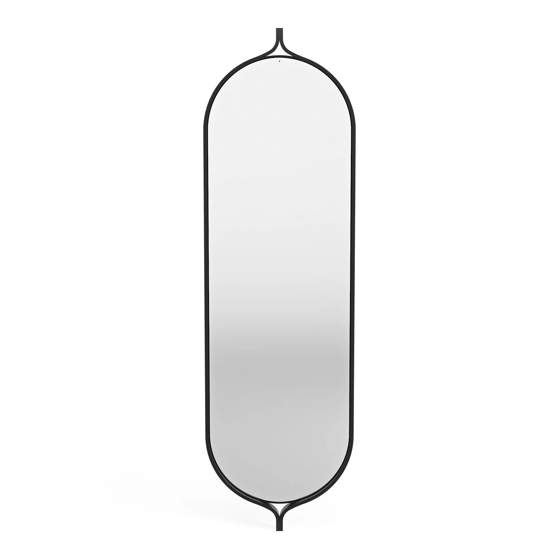 Miroir oblongu Comma 135 cm, Frêne taché de noir Swedese