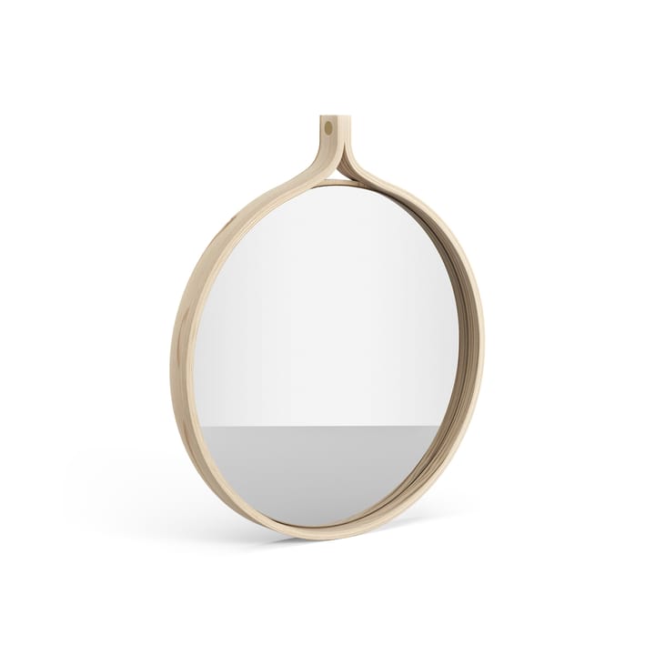 Miroir rond Comma Ø40 cm - Frêne lacqué - Swedese