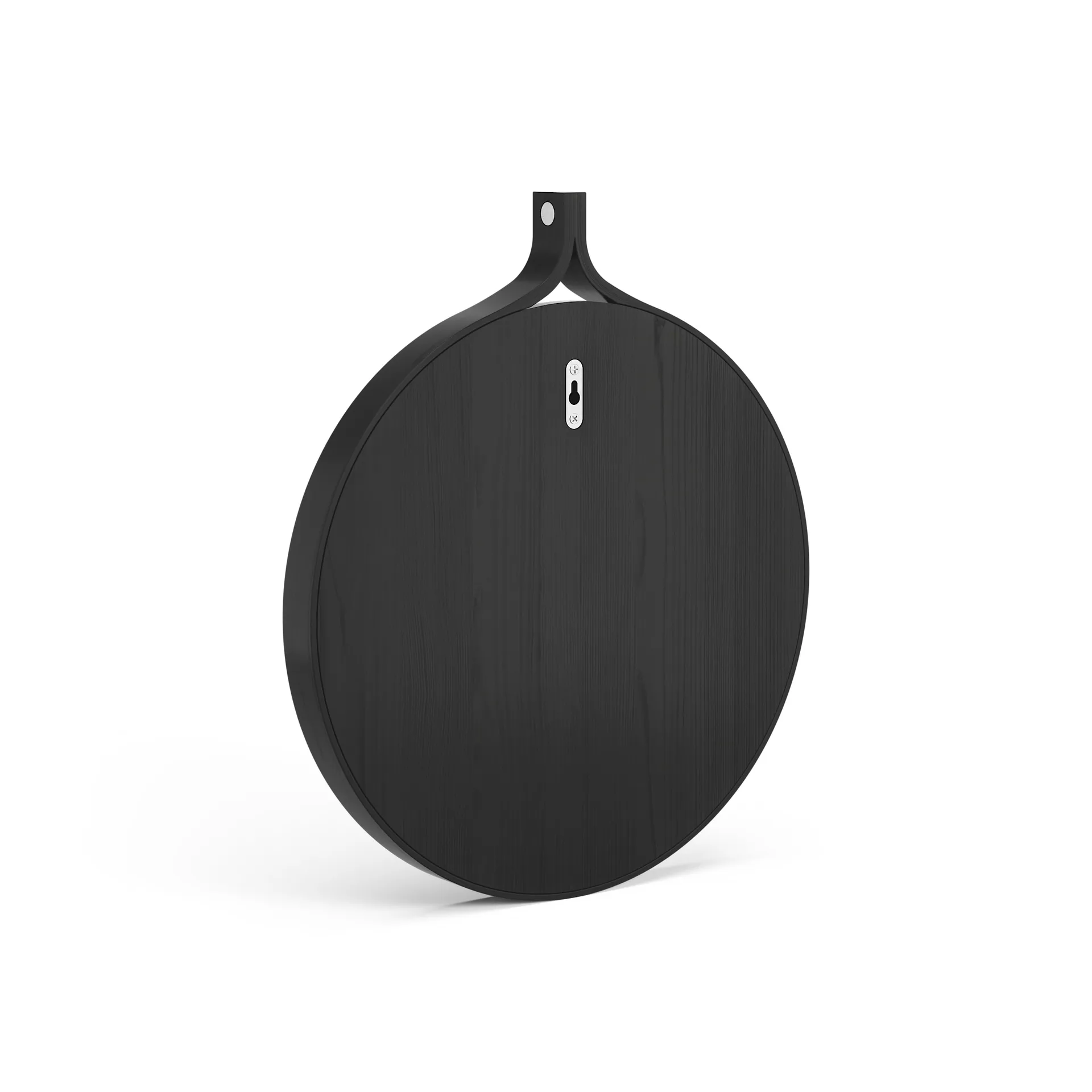 Miroir rond Comma Ø40 cm, Frêne noirci Swedese