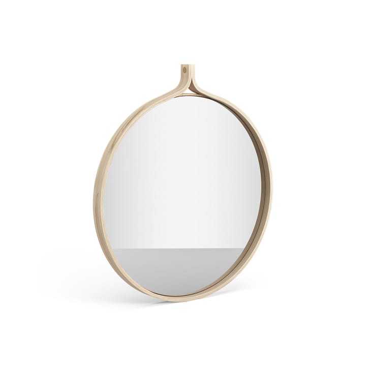 Miroir rond Comma Ø52 cm - Frêne lacqué - Swedese