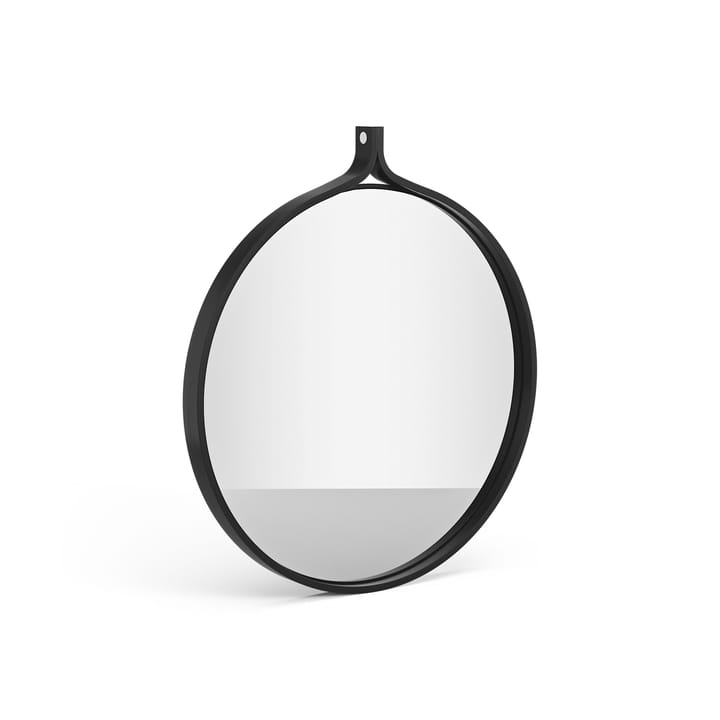 Miroir rond Comma Ø52 cm - Frêne noirci - Swedese