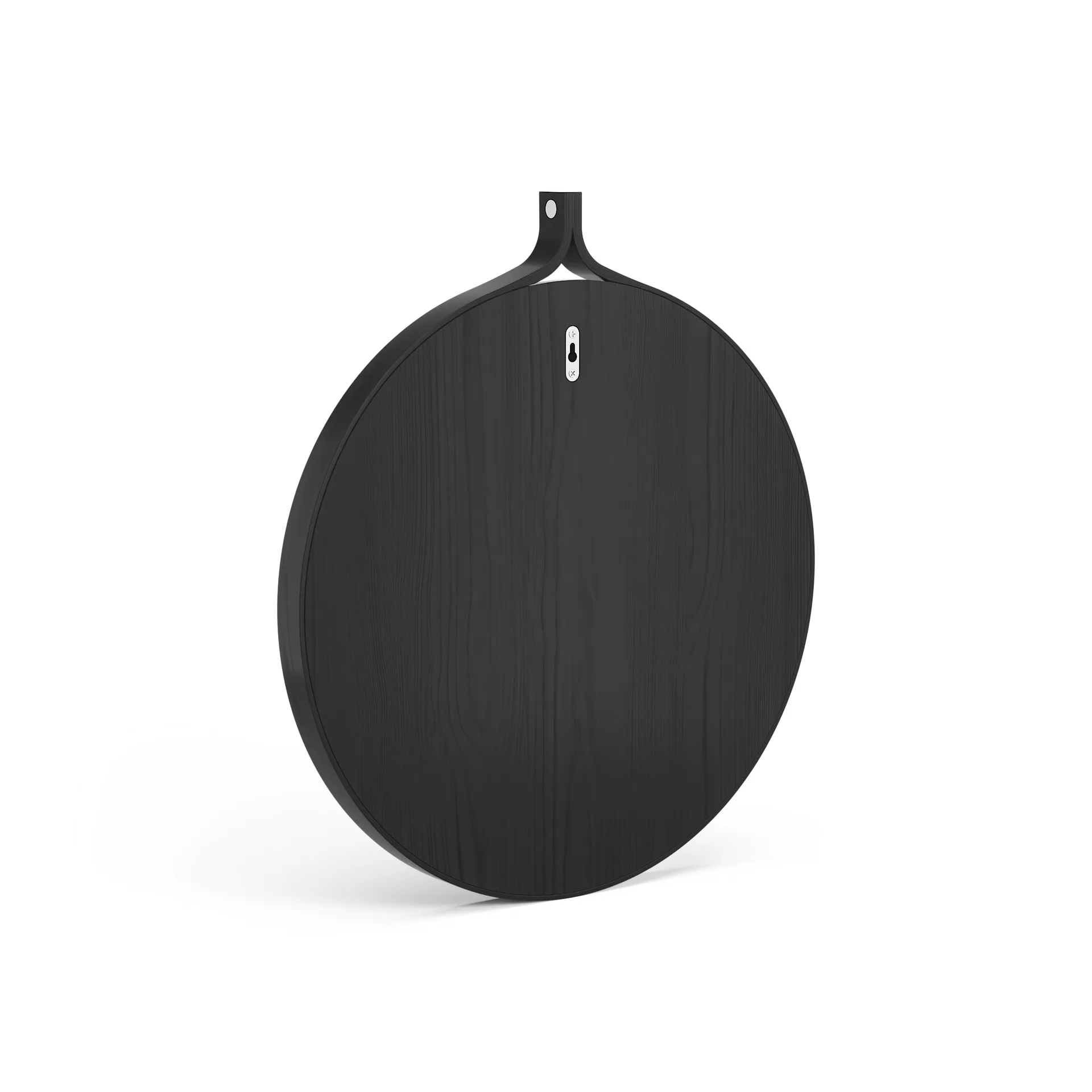 Miroir rond Comma Ø52 cm, Frêne noirci Swedese