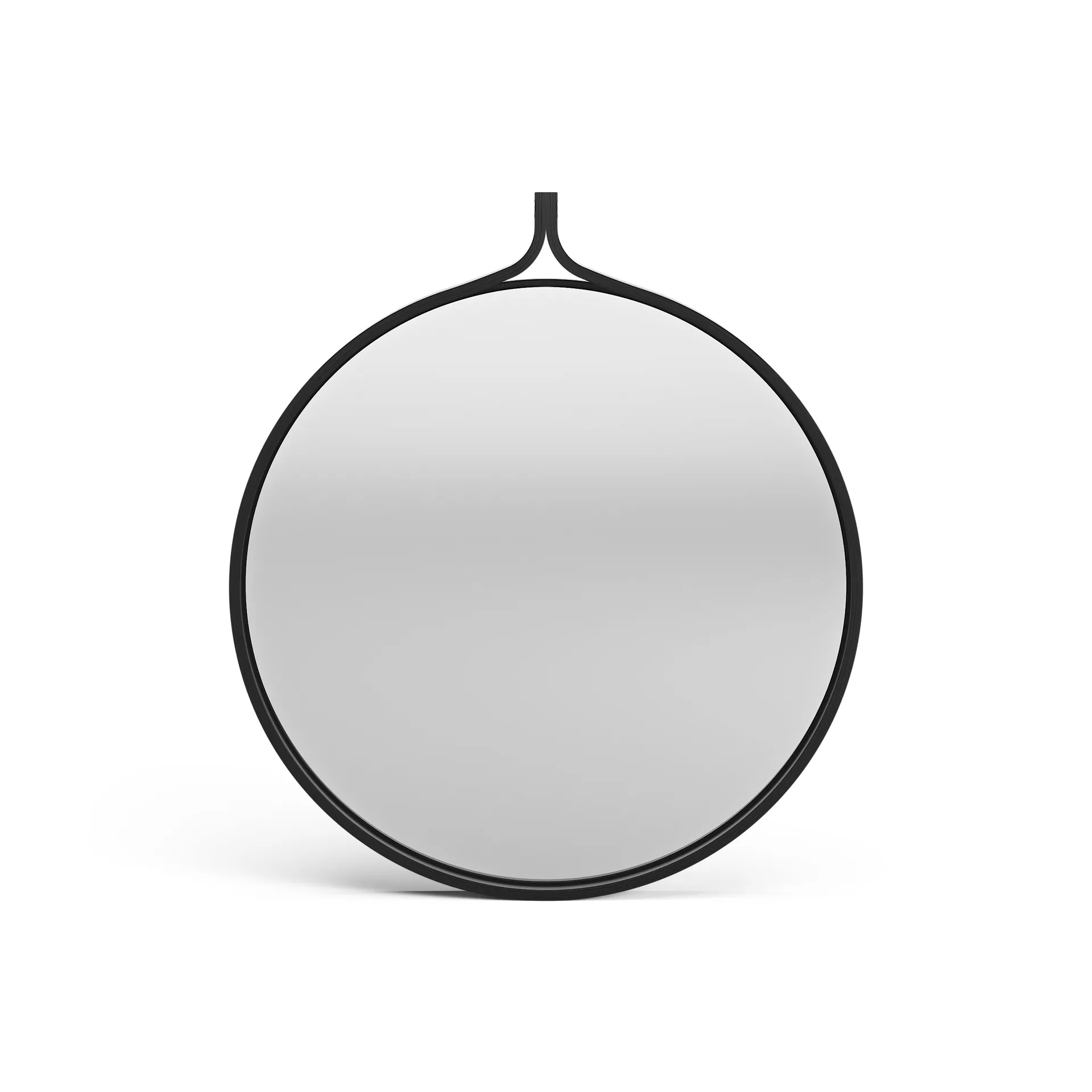 Miroir rond Comma Ø52 cm, Frêne noirci Swedese