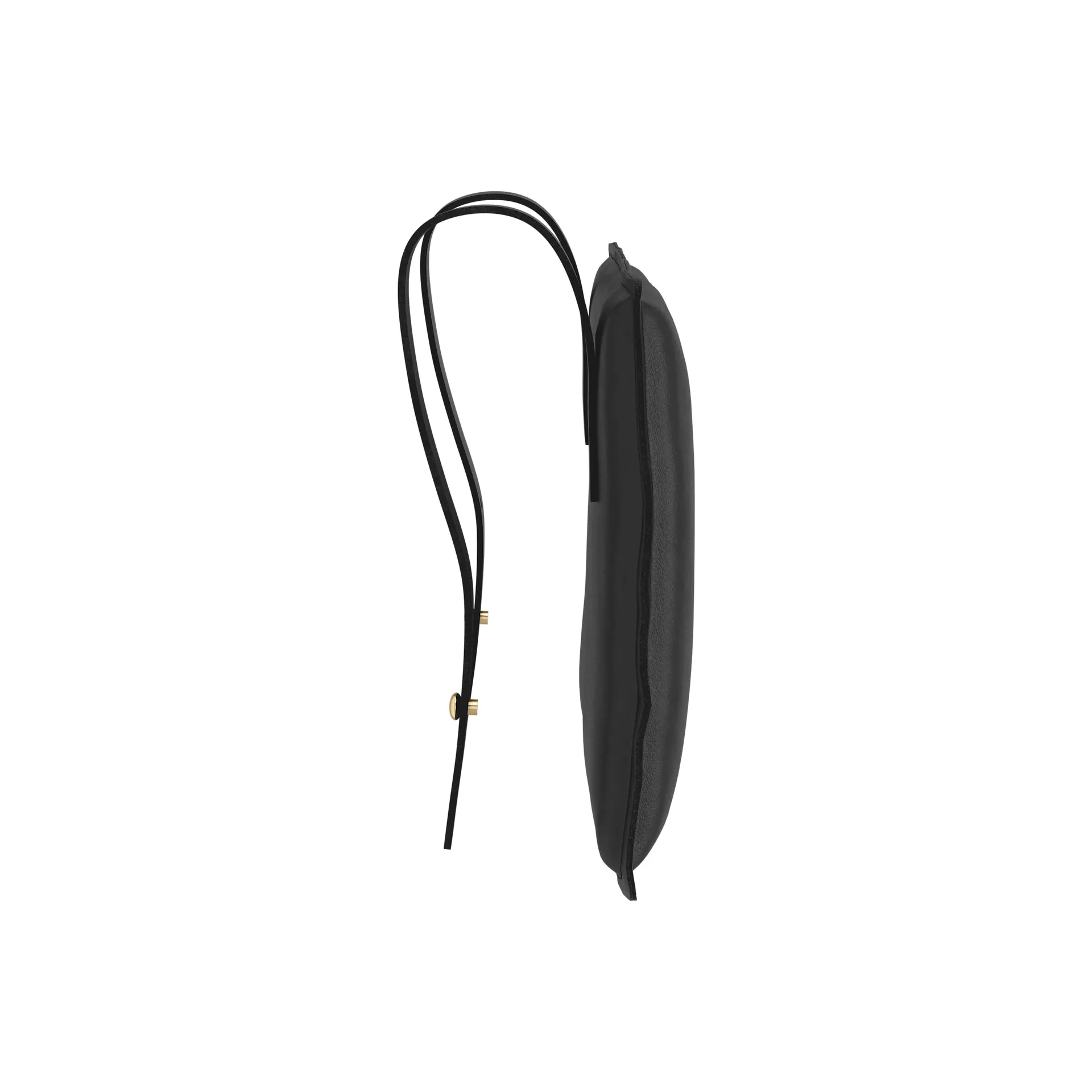 Oreiller de voyage Lamino Cuir, Noir 8175 Swedese