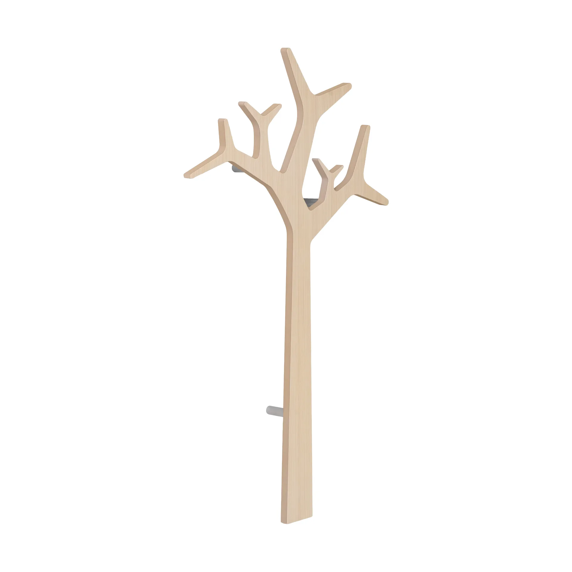 Patère murale Tree Wall  Special Edition 134 cm, Pin blanchi Swedese