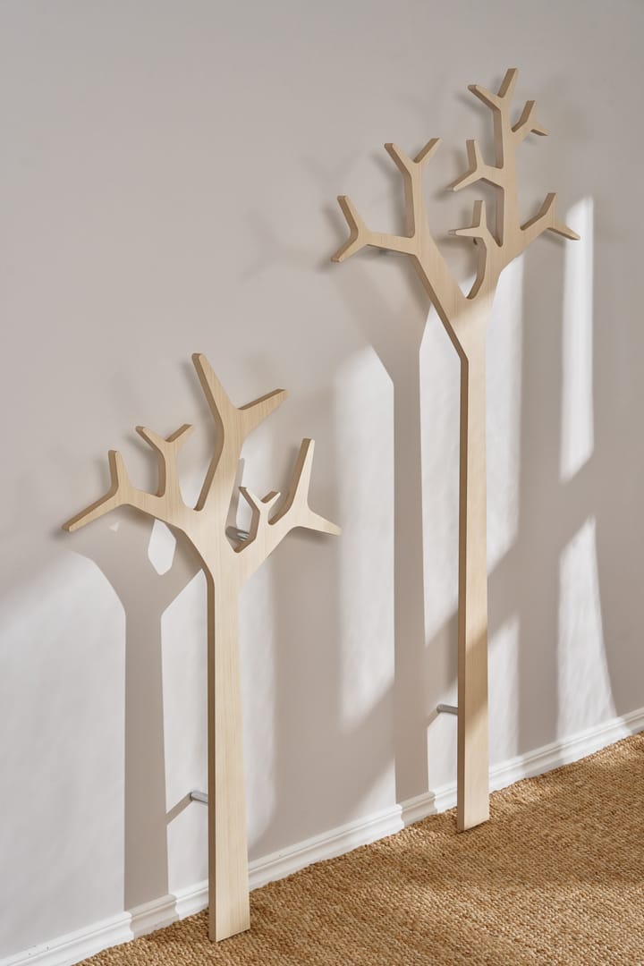 Patère murale Tree Wall Special Edition 194 cm, Pin blanchi Swedese